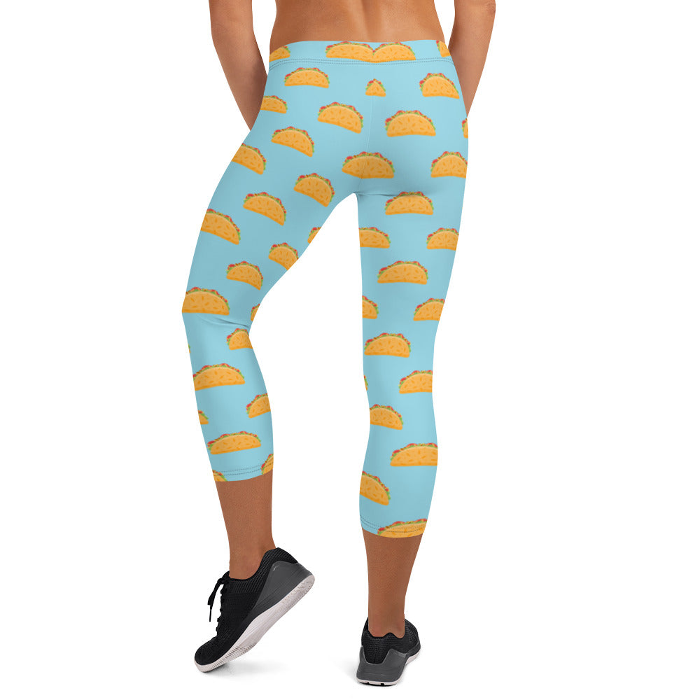 Taco Tuesday Capri Leggings