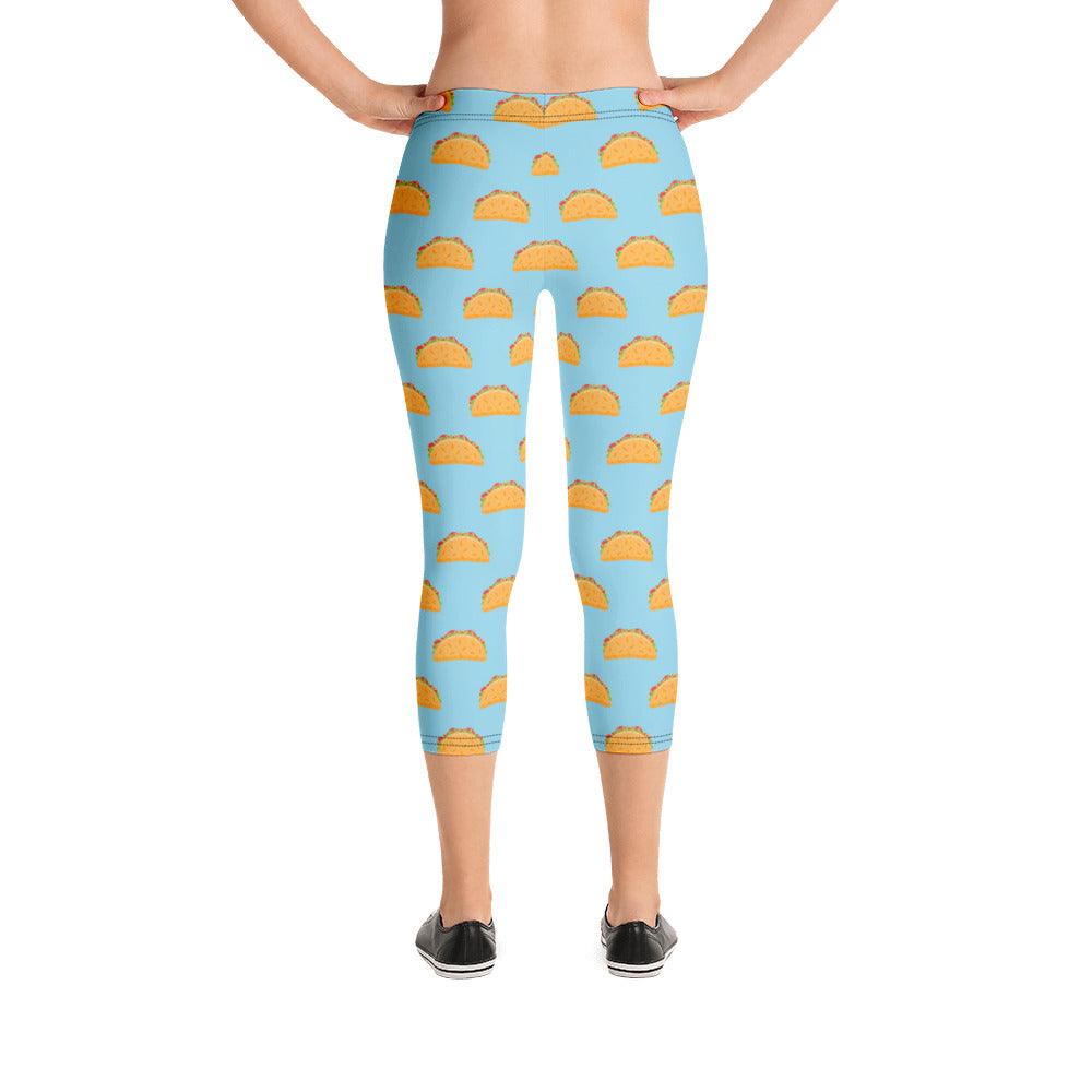 Taco Tuesday Capri Leggings
