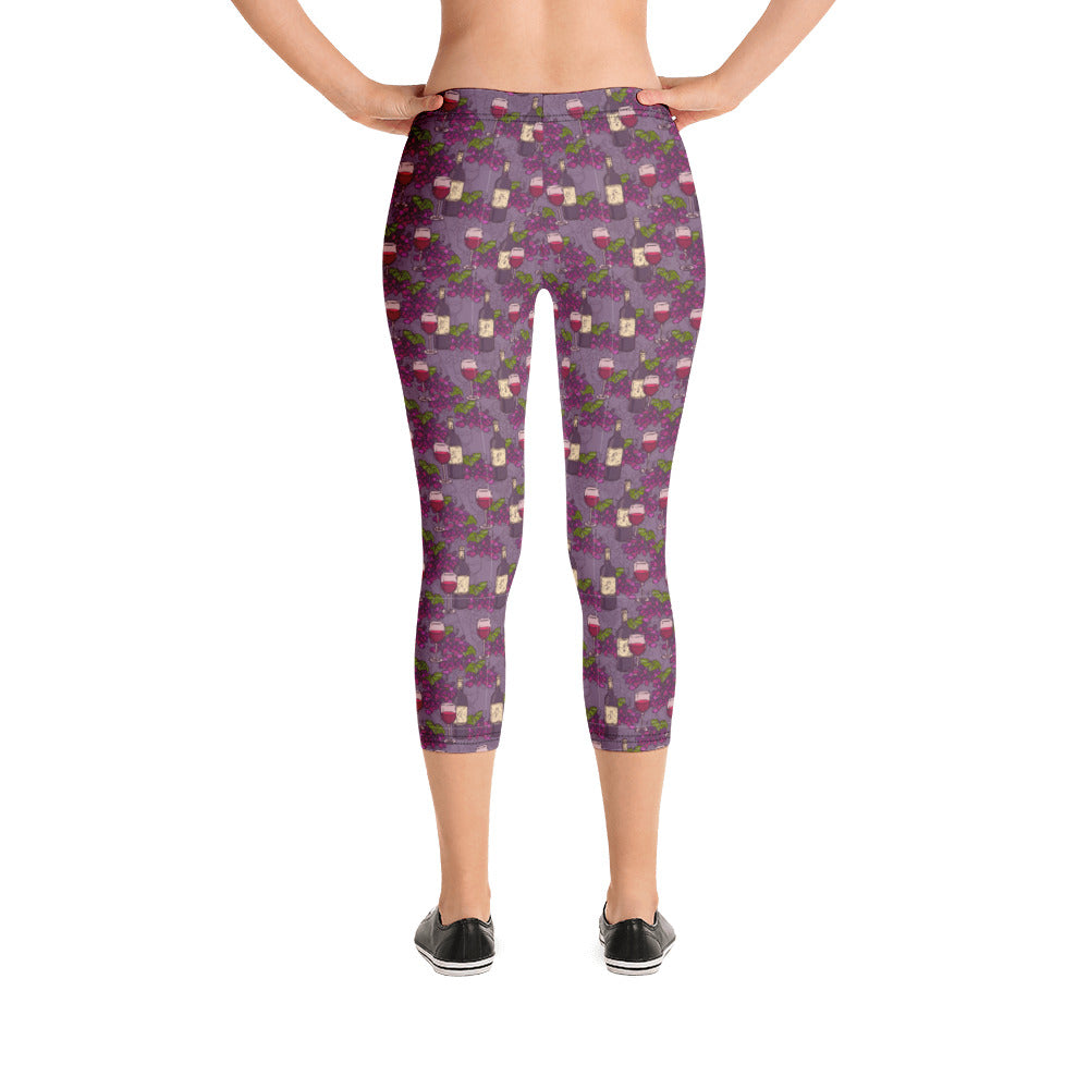 Wine and Dine Capri Leggings