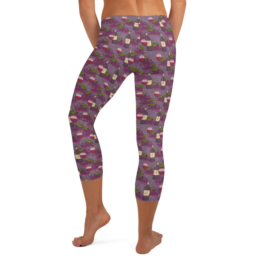 Wine and Dine Capri Leggings