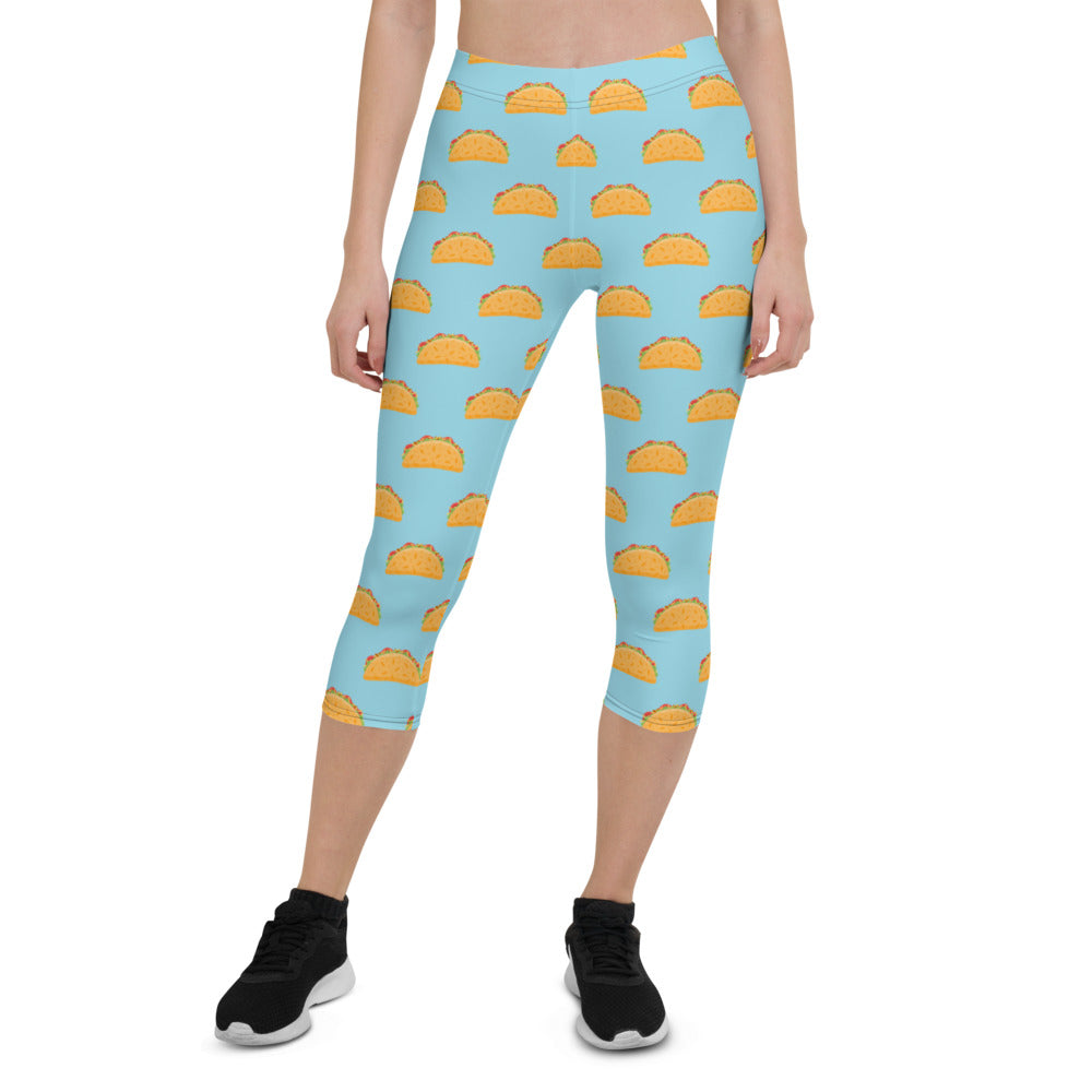 Taco Tuesday Capri Leggings