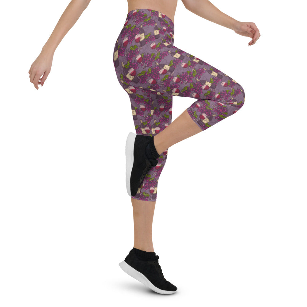 Wine and Dine Capri Leggings