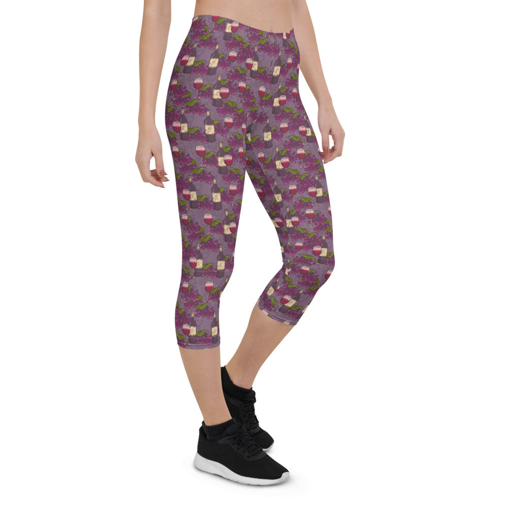 Wine and Dine Capri Leggings