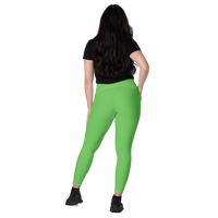 Key Lime Pie - Crossover leggings with pockets
