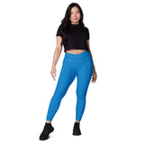 Royal like the Queen - Crossover leggings with pockets