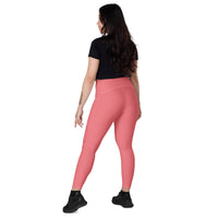 Rose all Day - Crossover leggings with pockets