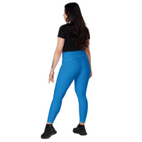Royal like the Queen - Crossover leggings with pockets