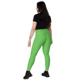 Key Lime Pie - Crossover leggings with pockets