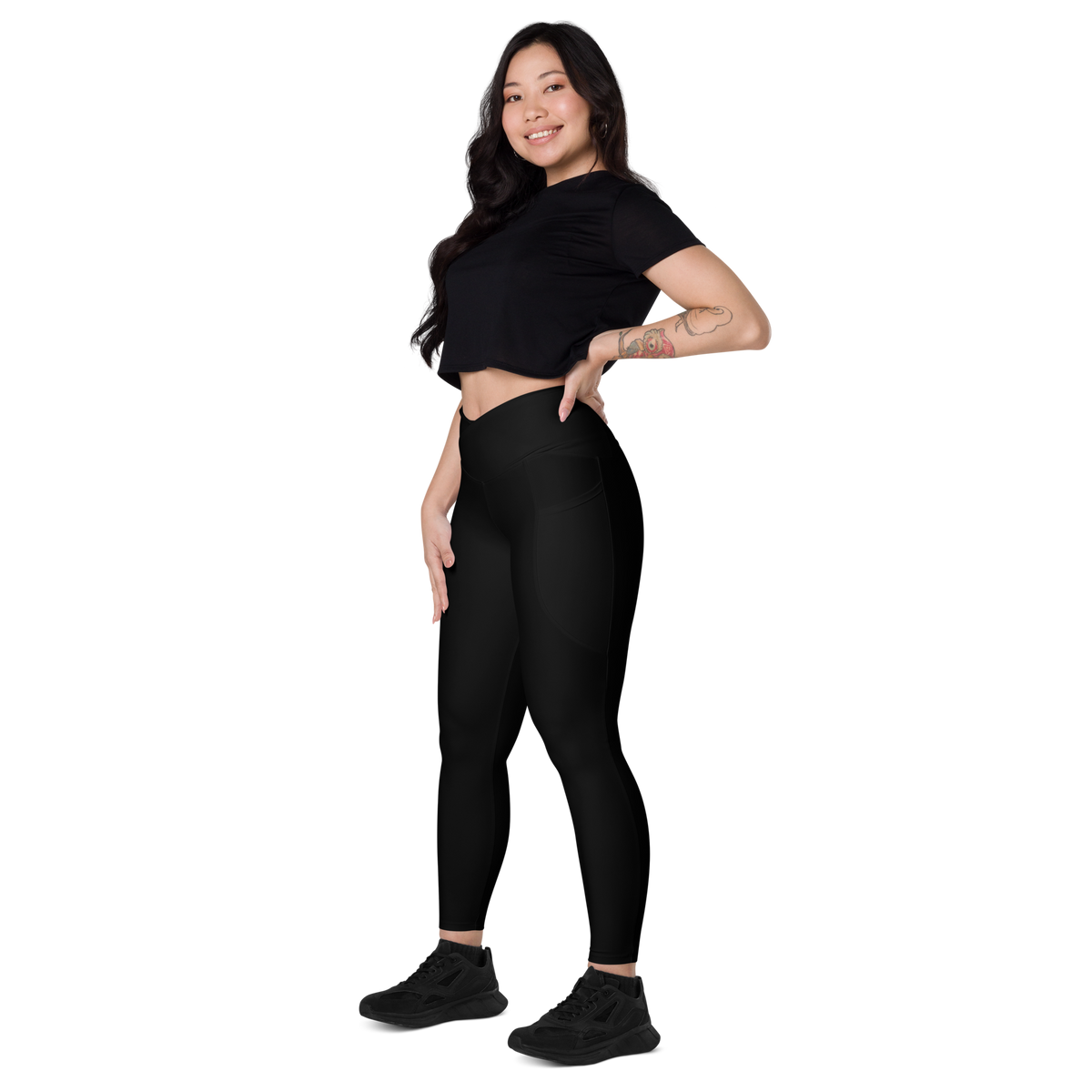 Darkest before Dawn Crossover leggings with pockets