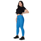 Royal like the Queen - Crossover leggings with pockets