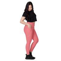 Rose all Day - Crossover leggings with pockets