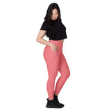 Rose all Day - Crossover leggings with pockets