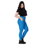 Royal like the Queen - Crossover leggings with pockets