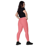 Rose all Day - Crossover leggings with pockets