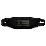 USA Flag (gray) - Fanny Pack