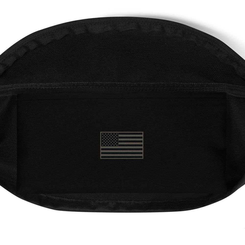 USA Flag (gray) - Fanny Pack