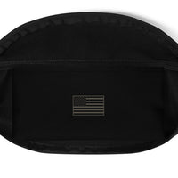USA Flag (gray) - Fanny Pack