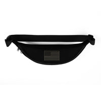 USA Flag (gray) - Fanny Pack