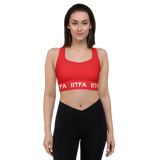 IITFA Longline sports bra - Red