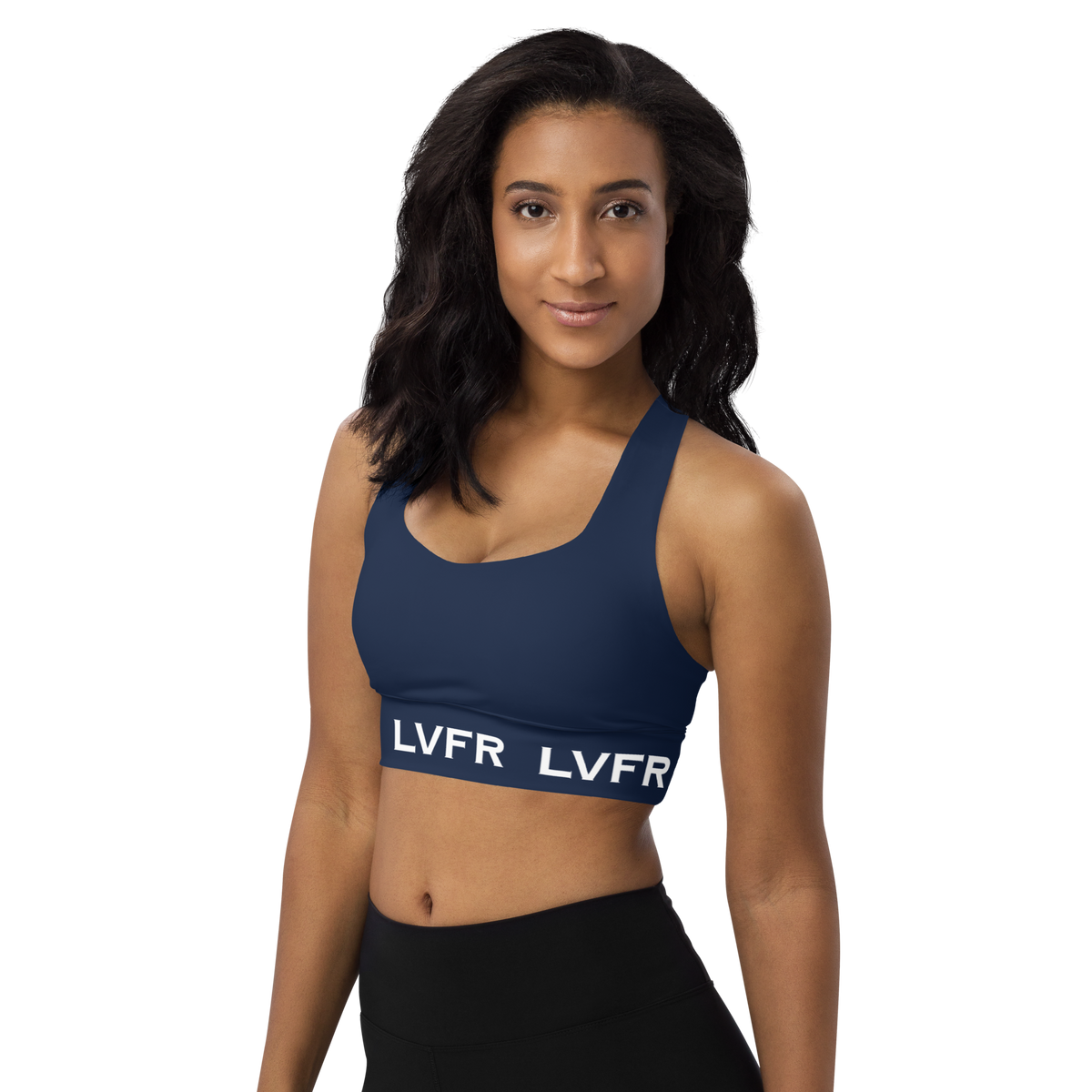 LVFR Longline sports bra - Blue