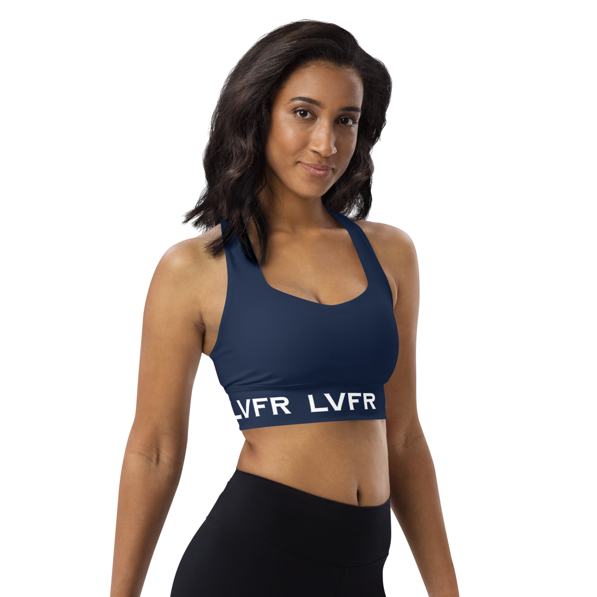 LVFR Longline sports bra - Blue