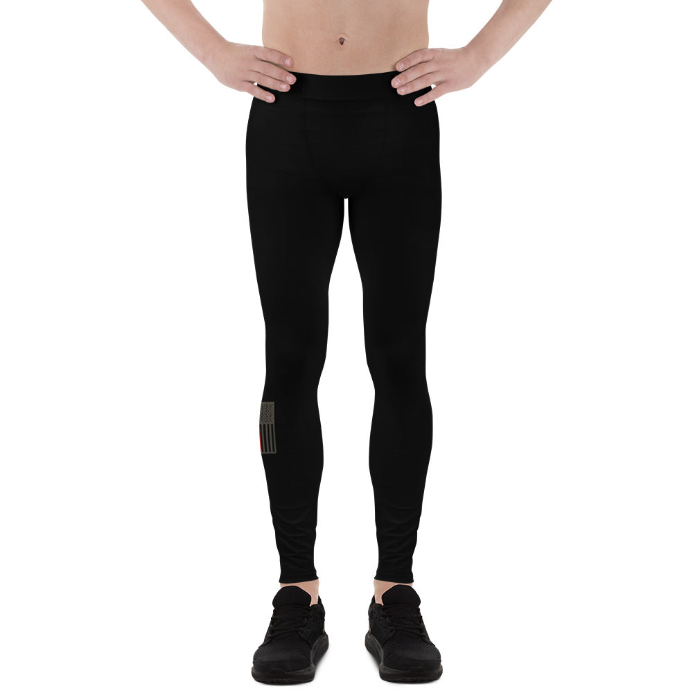USA Flag (thin red line) - Men's Leggings