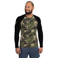 Camo with Flag - Rash Guard