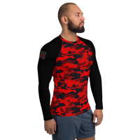 TRL Red Camo Rash Guard