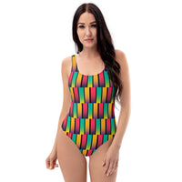 Gradient Color One-Piece Swimsuit