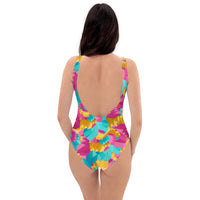 Abstract Colors - One-Piece Swimsuit