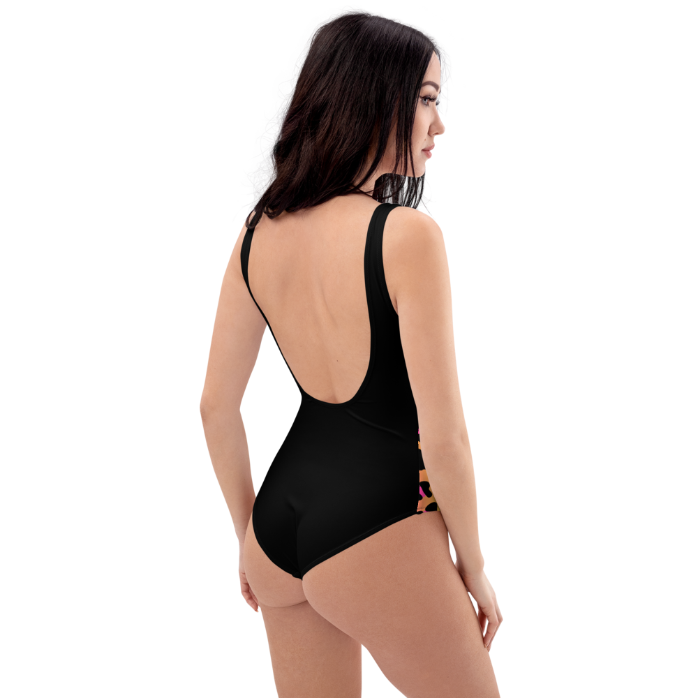 Rainbow Leopard One-Piece Swimsuit