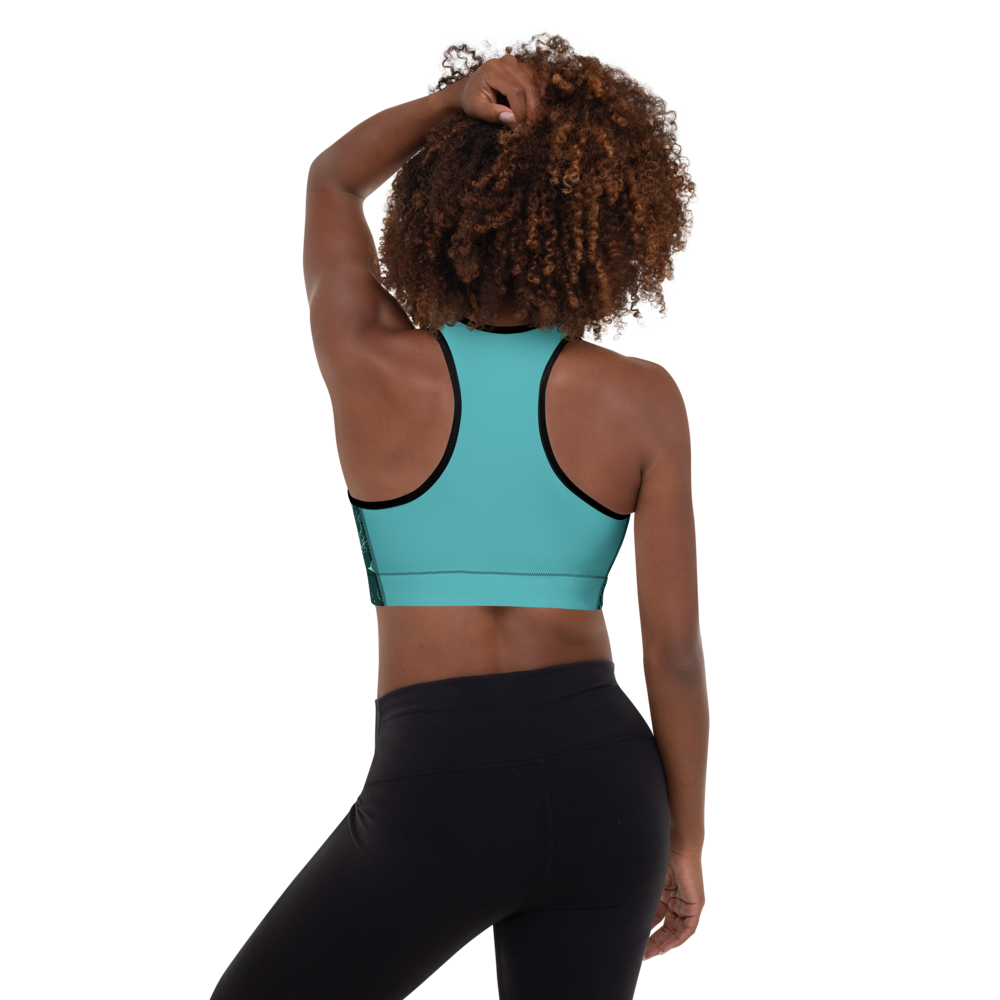 Deep Sea Padded Sports Bra