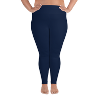 Navy Blue Plus Size Leggings