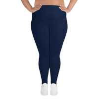 Navy Blue Plus Size Leggings