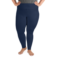 Navy Blue Plus Size Leggings
