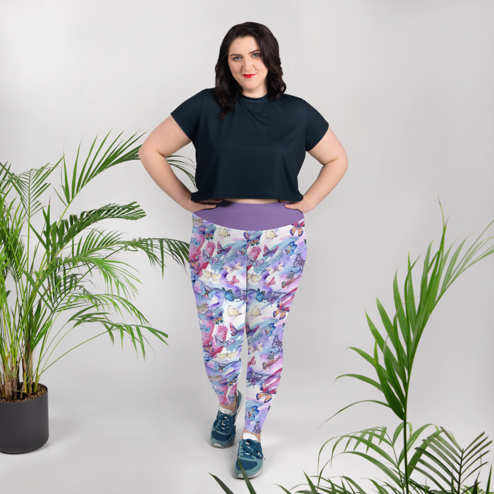 Butterflies Plus Size Leggings
