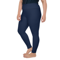 Navy Blue Plus Size Leggings