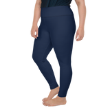 Navy Blue Plus Size Leggings