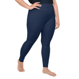 Navy Blue Plus Size Leggings