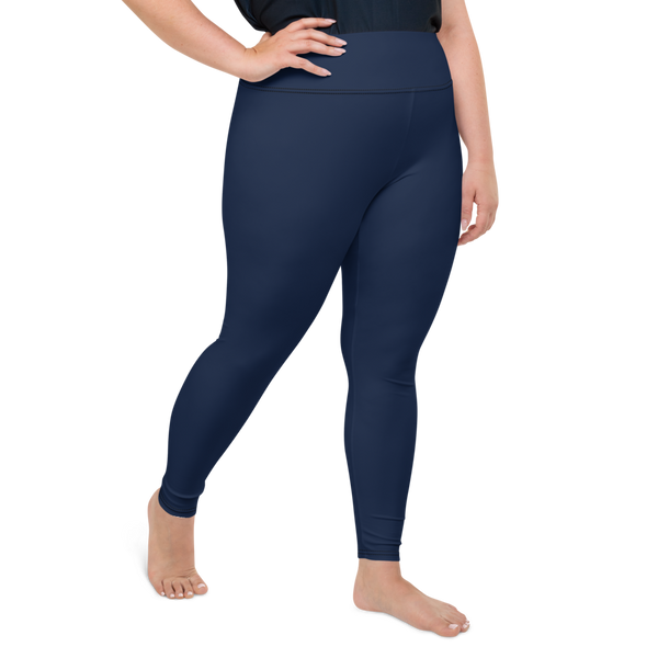 Navy Blue Plus Size Leggings