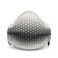 Geometric Gradient Premium face mask