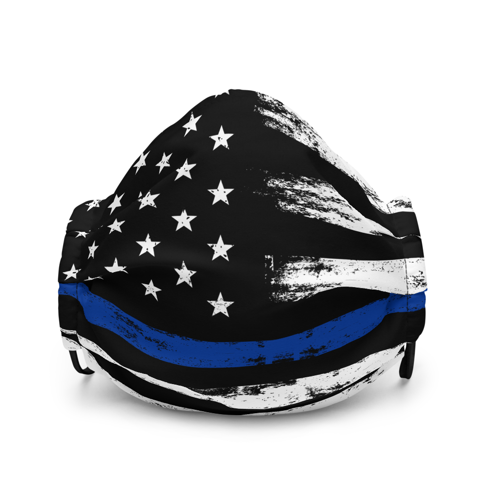Thin Blue Line Premium face mask
