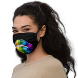 Rainbow Lips - Premium face mask