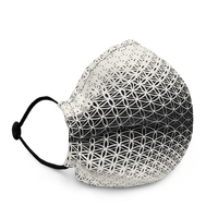 Geometric Gradient Premium face mask