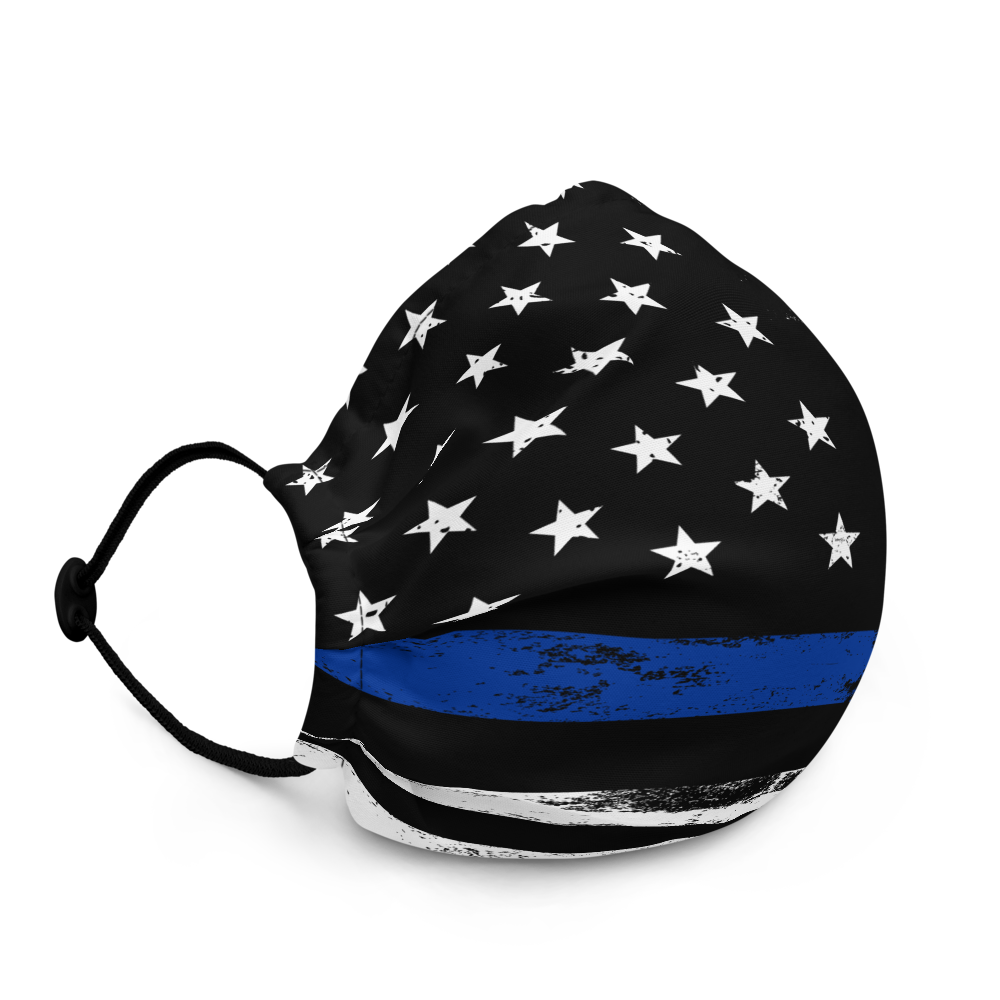 Thin Blue Line Premium face mask