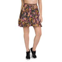Paisley Pattern Skater Skirt
