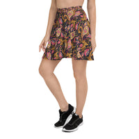 Paisley Pattern Skater Skirt