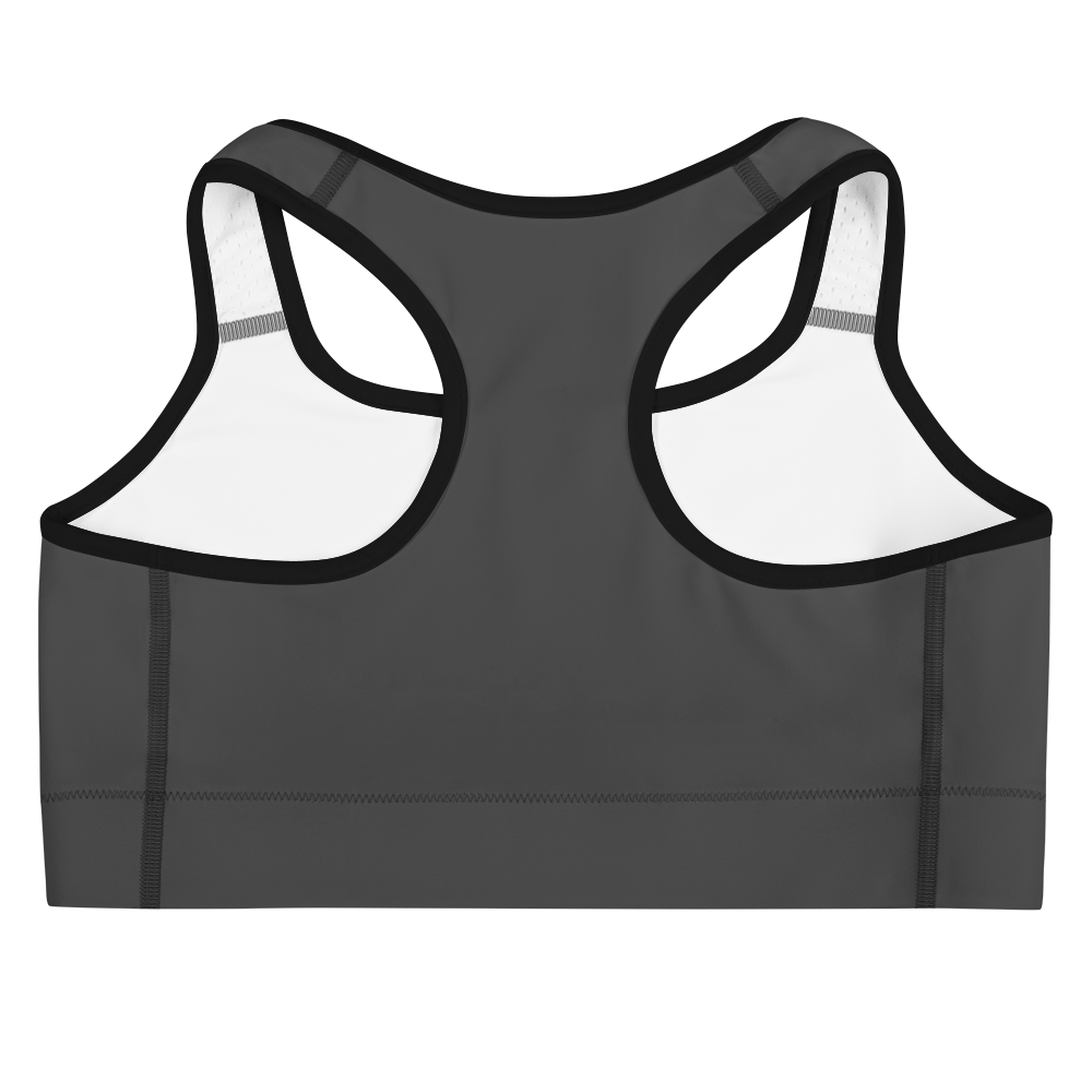 Dark Gray Sports bra