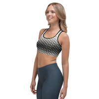 BW geometric gradient Sports bra