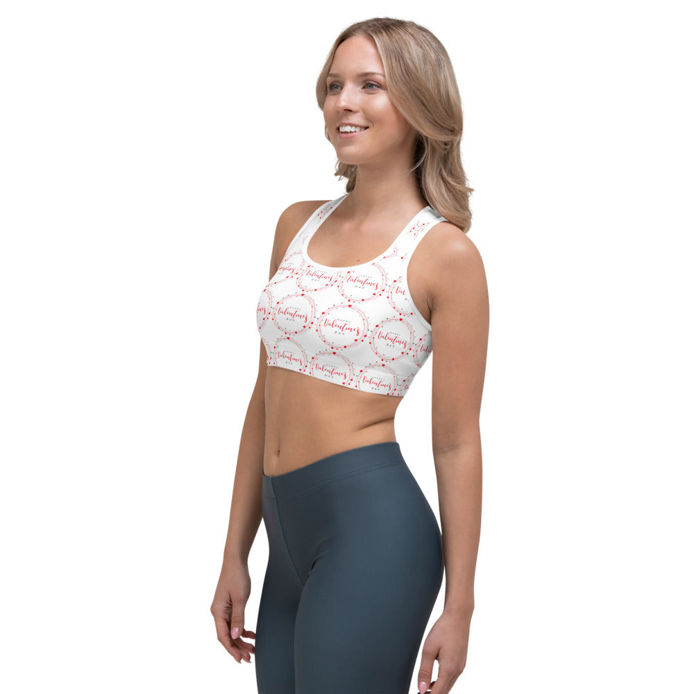 Happy Valentine's Day Sports bra